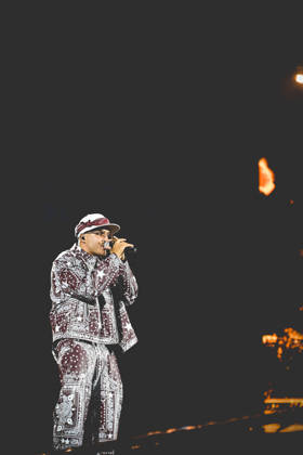June 26, 2026, Napoli, Italy: Italian rapper Emanuele Palumbo better known as Geolier performs live at Stadium Maradona in Napoli during his Stadi Tour 2026. Napoli Italy - ZUMAs197 20260626_aaa_s197_175 Copyright: xPaolaxVisonex