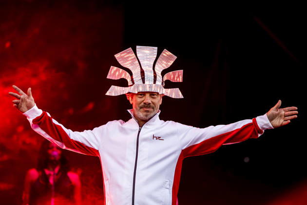 Jamiroquai live at Tinderbox 2026 Odense, Denmark. 26th, June 2026. The British funk and pop band Jamiroquai performs a live concert during the Danish music festival Tinderbox 2026 in Odense. Here singer and songwriter Jay Kay is seen live on stage. Denmark, Odense  Copyright: xGonzalesxPhoto LassexLagonix