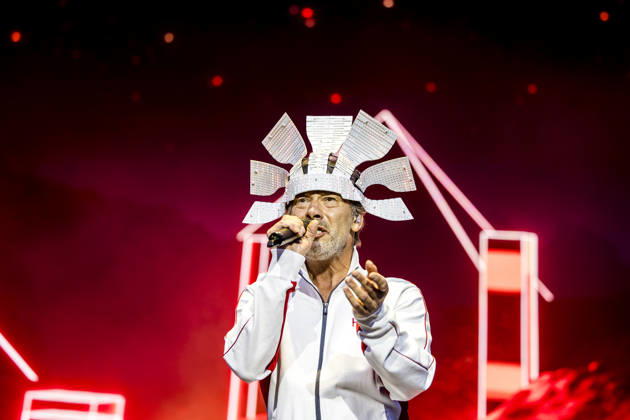 Jamiroquai live at Tinderbox 2026 Odense, Denmark. 26th, June 2026. The British funk and pop band Jamiroquai performs a live concert during the Danish music festival Tinderbox 2026 in Odense. Here singer and songwriter Jay Kay is seen live on stage. Denmark, Odense  Copyright: xGonzalesxPhoto LassexLagonix