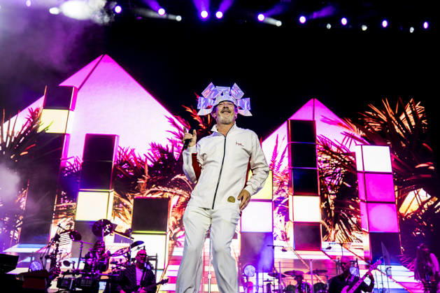 Jamiroquai live at Tinderbox 2026 Odense, Denmark. 26th, June 2026. The British funk and pop band Jamiroquai performs a live concert during the Danish music festival Tinderbox 2026 in Odense. Here singer and songwriter Jay Kay is seen live on stage. Denmark, Odense  Copyright: xGonzalesxPhoto LassexLagonix