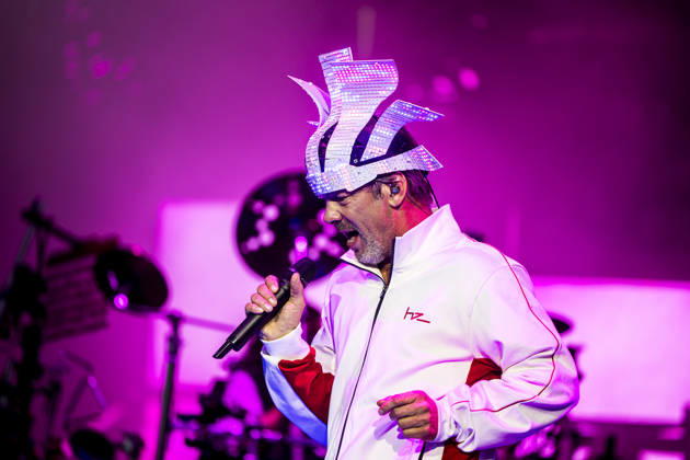 Jamiroquai live at Tinderbox 2026 Odense, Denmark. 26th, June 2026. The British funk and pop band Jamiroquai performs a live concert during the Danish music festival Tinderbox 2026 in Odense. Here singer and songwriter Jay Kay is seen live on stage. Denmark, Odense  Copyright: xGonzalesxPhoto LassexLagonix