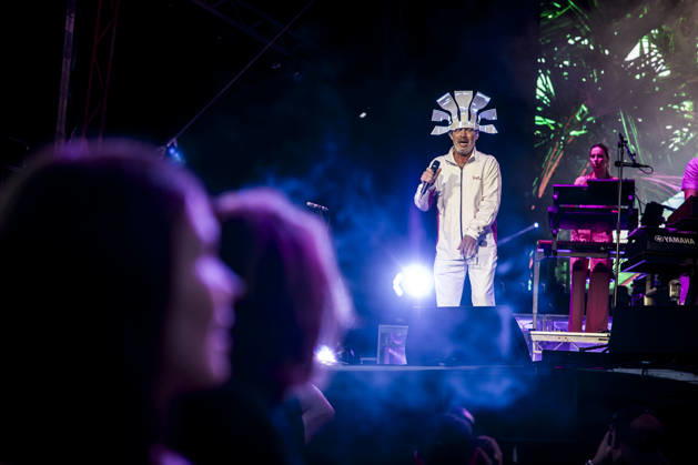 Jamiroquai live at Tinderbox 2026 Odense, Denmark. 26th, June 2026. The British funk and pop band Jamiroquai performs a live concert during the Danish music festival Tinderbox 2026 in Odense. Here singer and songwriter Jay Kay is seen live on stage. Denmark, Odense  Copyright: xGonzalesxPhoto LassexLagonix