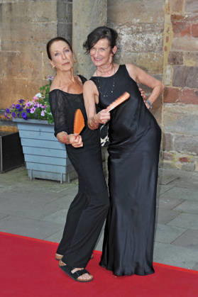 Bad Hersfelder Festspiele - Premiere Parzival. Daniela Ziegler und Elke Hesse anläßlich der Premiere von Parzival im Rahmen der Bad Hersfelder Festspiele am 26.06.2026 in der Stiftsruine Bad Hersfeld. 20260626MWI130515