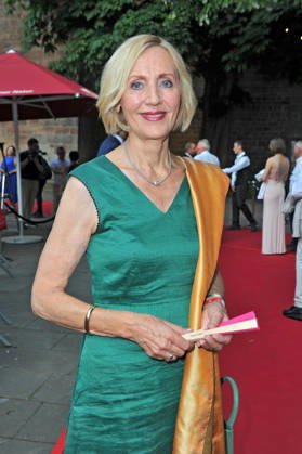 Bad Hersfelder Festspiele - Premiere Parzival. Petra Gerster anläßlich der Premiere von Parzival im Rahmen der Bad Hersfelder Festspiele am 26.06.2026 in der Stiftsruine Bad Hersfeld. 20260626MWI130553