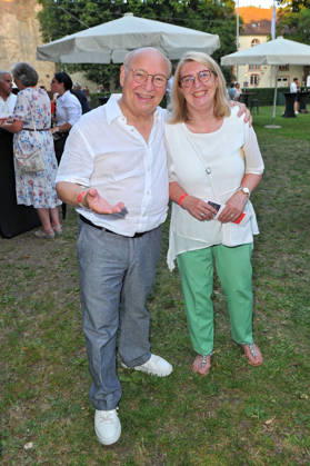 Bad Hersfelder Festspiele - Premiere Parzival. Hans-Joachim und Karin Heist anläßlich der Premiere von Parzival im Rahmen der Bad Hersfelder Festspiele am 26.06.2026 in der Stiftsruine Bad Hersfeld. 20260626MWI130604