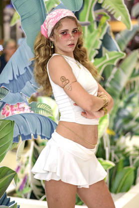 Lola Sol bei der Eröffnung der sommerlichen Deko-Inszenierung Fashion Jungle im Shopping-Center Sevens auf der Königsallee. Düsseldorf, 26.06.2026.