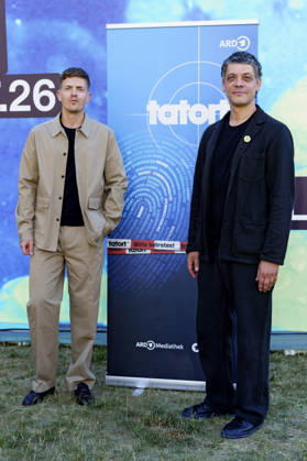 Ferdinand Hofer und Carlo Ljubek bei der Premiere des ARD Fernsehfillms Tatort - Zwischenwelten auf dem 43. Filmfest München 2026 im HFF Audimax. München, 26.06.2026