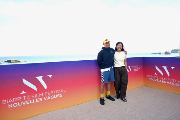 4th Nouvelles Vagues International Biarritz Film Festival Day FiveFC Aj Dungo and Phuong-Maï Nguyen attend the In Waves photocall during Day Five Of the 4th Nouvelles Vagues International Biarritz Film Festival on June 27, 2026 in Biarritz, France. Photo by Franck Castel ABACAPRESS.COM Biarritz France  Copyright: xCastelxFranck ABACAx