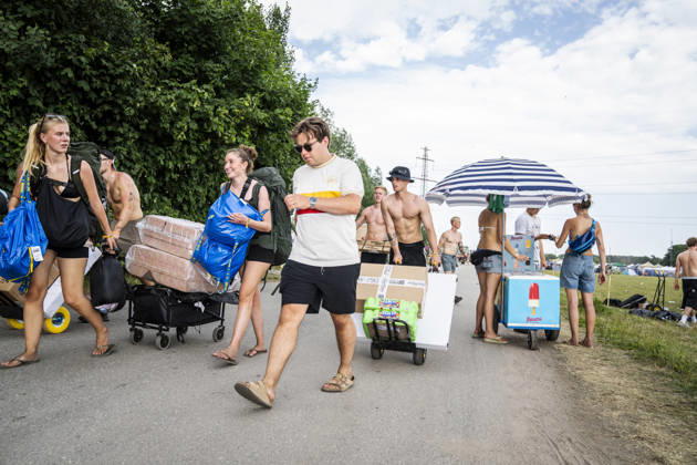 Roskilde Festival 2026: The camping area opens The camping area opens at Roskilde Festival, Saturday, June 27, 2026. The festival grounds at Roskilde Festival open on July 1. (Photo: Ida Marie Odgaard Ritzau Scanpix) , Roskilde Denmark Copyright: RitzauxScanpix IdaxMariexOdgaardx spdk20260627-195118-L