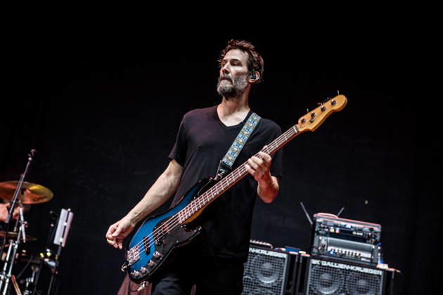 Dogstar live at Tinderbox 2026 Odense, Denmark. 27th, June 2026. The American rock band Dogstar performs a live concert during the Danish music festival Tinderbox 2026 in Odense. Here bass player and actor Keanu Reeves is seen live on stage. Denmark, Odense  Copyright: xGonzalesxPhoto LassexLagonix