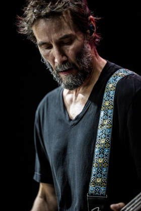 Dogstar live at Tinderbox 2026 Odense, Denmark. 27th, June 2026. The American rock band Dogstar performs a live concert during the Danish music festival Tinderbox 2026 in Odense. Here bass player and actor Keanu Reeves is seen live on stage. Denmark, Odense  Copyright: xGonzalesxPhoto LassexLagonix