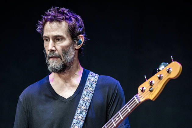 Dogstar live at Tinderbox 2026 Odense, Denmark. 27th, June 2026. The American rock band Dogstar performs a live concert during the Danish music festival Tinderbox 2026 in Odense. Here bass player and actor Keanu Reeves is seen live on stage. Denmark, Odense  Copyright: xGonzalesxPhoto LassexLagonix