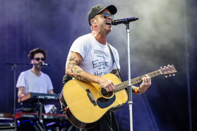 Singer Ryan Tedder of the American pop-rock band OneRepublic performs at a concert as part of their From Europe With Love Tour 2026, Prague, June 27, 2026. (CTKxPhoto VitxSimanek) CTKPhotoP2026062706653  CTKPhotoP2026062706653