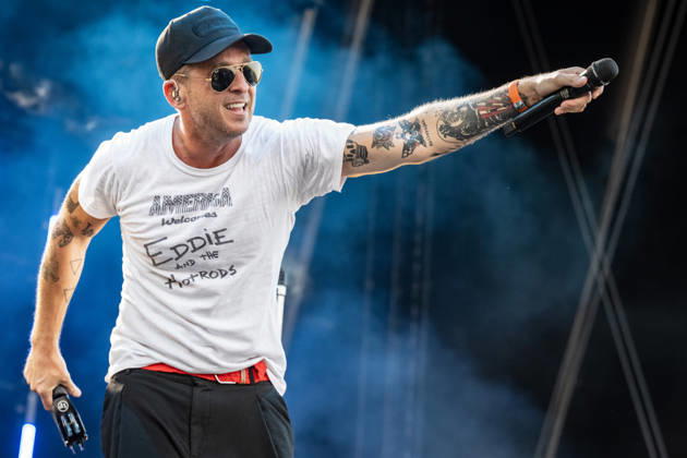 Singer Ryan Tedder of the American pop-rock band OneRepublic performs at a concert as part of their From Europe With Love Tour 2026, Prague, June 27, 2026. (CTKxPhoto VitxSimanek) CTKPhotoP2026062706662  CTKPhotoP2026062706662