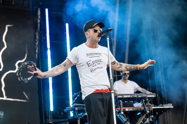 Singer Ryan Tedder of the American pop-rock band OneRepublic performs at a concert as part of their From Europe With Love Tour 2026, Prague, June 27, 2026. (CTKxPhoto VitxSimanek) CTKPhotoP2026062706694  CTKPhotoP2026062706694