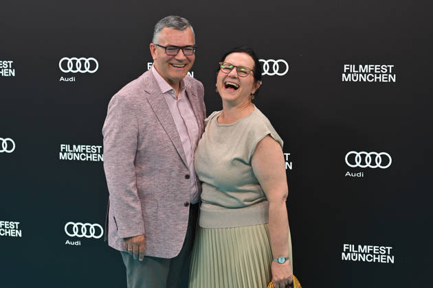 Florian HERRMANN (CSU,Leiter der Staatskanzlei) und Ehefrau Renate Herrmann. Eroeffnung 43.Filmfest Muenchen am 27.06.2026 Gasteig HP8.