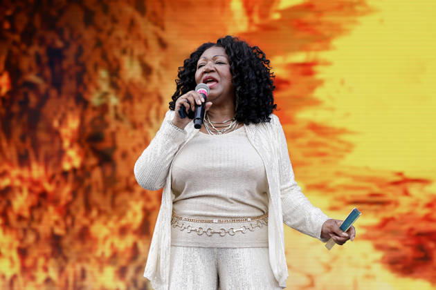 Sängerin Liz Mitchell von der Formation Boney M. beim Rainbow Festival 2026 am Fühlinger See. Das Rainbow Festival von Markus Krampe findet im Rahmen des ColognePride statt. Köln, 27.06.2026 NRW Deutschland Copyright: xChristophxHardtx