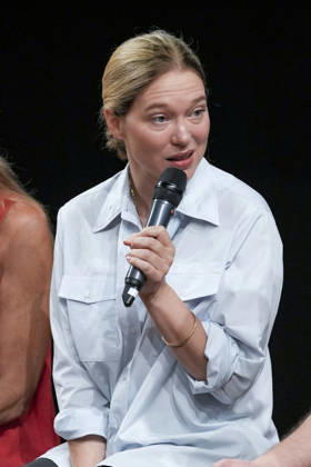 IPA86142905 - Rome: French actress Lea Seydoux appeared at the Cinema Troisi to present the national premiere of the film *L inconnue* In the photo: Lea Seydoux  Copyright: xBArbaraxAmendolax xBarbaraxAmendolax 86142905