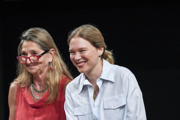 IPA86142966 - Rome: French actress Lea Seydoux appeared at the Cinema Troisi to present the national premiere of the film *L inconnue* In the photo: Lea Seydoux  Copyright: xBArbaraxAmendolax xBarbaraxAmendolax 86142966