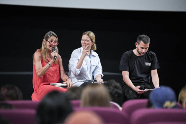 IPA86143048 - Rome: French actress Lea Seydoux appeared at the Cinema Troisi to present the national premiere of the film *L inconnue* In the photo: Lea Seydoux  Copyright: xBArbaraxAmendolax xBarbaraxAmendolax 86143048