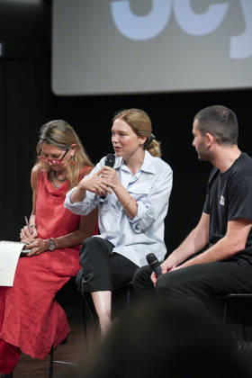 IPA86142952 - Rome: French actress Lea Seydoux appeared at the Cinema Troisi to present the national premiere of the film *L inconnue* Pictured: Lea Seydoux  Copyright: xBArbaraxAmendolax xBarbaraxAmendolax 86142952