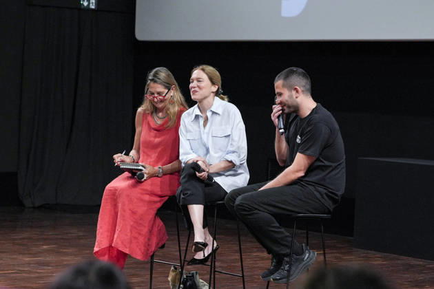 IPA86142970 - Rome: French actress Lea Seydoux appeared at the Cinema Troisi to present the national premiere of the film *L inconnue* In the photo: Lea Seydoux  Copyright: xBArbaraxAmendolax xBarbaraxAmendolax 86142970
