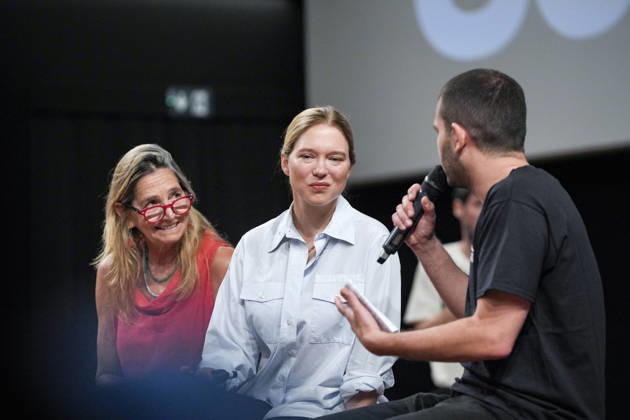 IPA86143003 - Rome: French actress Lea Seydoux appeared at the Cinema Troisi to present the national premiere of the film *L inconnue* In the photo: Lea Seydoux  Copyright: xBArbaraxAmendolax xBarbaraxAmendolax 86143003