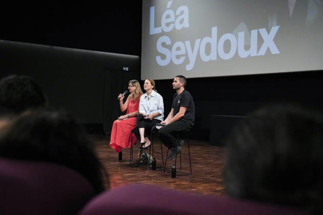 IPA86143033 - Rome: French actress Lea Seydoux appeared at the Cinema Troisi to present the national premiere of the film *L inconnue* In the photo: Lea Seydoux  Copyright: xBArbaraxAmendolax xBarbaraxAmendolax 86143033
