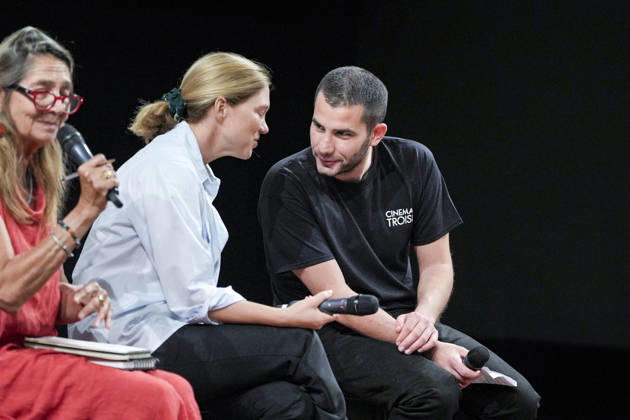 IPA86143086 - Rome: French actress Lea Seydoux appeared at the Cinema Troisi to present the national premiere of the film *L inconnue* In the photo: Lea Seydoux  Copyright: xBArbaraxAmendolax xBarbaraxAmendolax 86143086