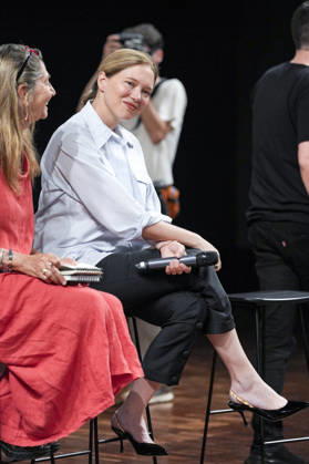 IPA86143091 - Rome: French actress Lea Seydoux appeared at the Cinema Troisi to present the national premiere of the film *L inconnue* In the photo: Lea Seydoux  Copyright: xBArbaraxAmendolax xBarbaraxAmendolax 86143091