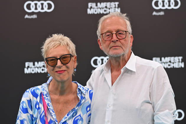 Doris Doerrie mit Ehemann Martin Moszkowicz. Eroeffnung 43.Filmfest Muenchen am 27.06.2026 Gasteig HP8.