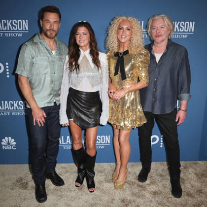 Alan Jackson Last Call: One More for the Road - The Finale Jimi Westbrook and Karen Fairchild and Kimberly Schlapman and Phillip Sweet of Little Big Town arriving backstage at Alan Jackson Last Call: One More for the Road - The Finale concert held at Nissan Stadium on June 27, 2026 in Nashville, TN. Curtis Hilbun AFF-USA.com Nashville Nissan Stadium Tennessee USA Copyright: xCurtisxHilbunx xAFF-USA.comx