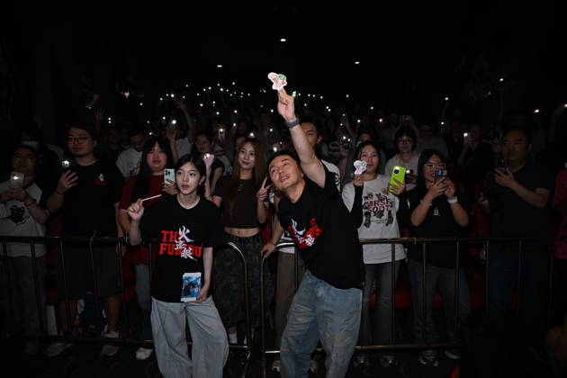 SHANGHAI, CHINA - JUNE 27: Actor Xie Miao and actress Yang Enyou attend a post-screening fan meeting for film The Furious on June 27, 2026 in Shanghai, China.  Copyright: xVCGx 111650760056