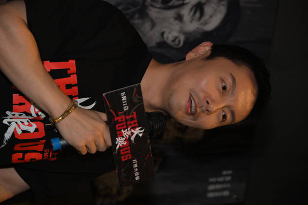 SHANGHAI, CHINA - JUNE 27: Actor Xie Miao attends a post-screening fan meeting for film The Furious on June 27, 2026 in Shanghai, China.  Copyright: xVCGx 111650760057