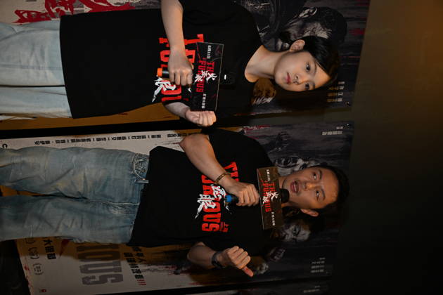 SHANGHAI, CHINA - JUNE 27: Actor Xie Miao and actress Yang Enyou attend a post-screening fan meeting for film The Furious on June 27, 2026 in Shanghai, China.  Copyright: xVCGx 111650760059