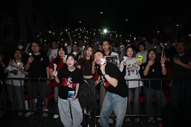 SHANGHAI, CHINA - JUNE 27: Actor Xie Miao and actress Yang Enyou attend a post-screening fan meeting for film The Furious on June 27, 2026 in Shanghai, China.  Copyright: xVCGx 111650760050