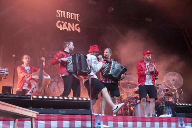 27.06.2026, Klosters-Serneus, Schulhaus Bündelti, Gatschiefer Openair, Stubete Gäng Klosters-Serneus Schulhaus Bündelti Grisons Switzerland Copyright: xJustPictures.ch AlexanderxRaemyx