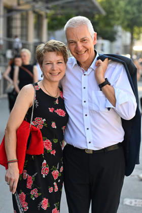 Irmgard Moeller und Michael Moeller. Eroeffnung 43.Filmfest Muenchen am 27.06.2026 Gasteig HP8.