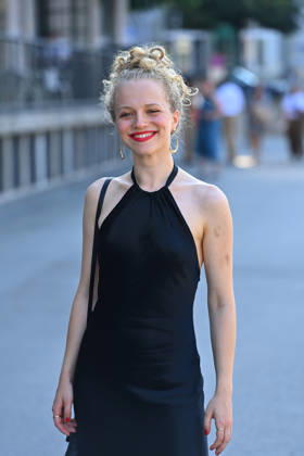 Kya-Celina Barucki (Schauspielerin), Einzelbild,angeschnittenes Einzelmotiv,Halbfigur,halbe Figur. Eroeffnung 43.Filmfest Muenchen am 27.06.2026 Gasteig HP8.