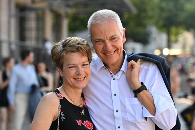 Irmgard Moeller und Michael Moeller. Eroeffnung 43.Filmfest Muenchen am 27.06.2026 Gasteig HP8.