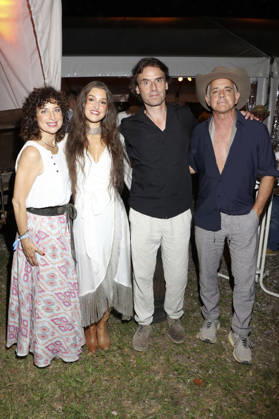 Isabel Varell, Ines Cihal, Fabian Monasterios und Florian Fitz bei der Premiere von Im Tal des Todes bei den Karl-May-Spielen 2026 im Freilichttheater am Kalkberg. Bad Segeberg, 27.06.2026