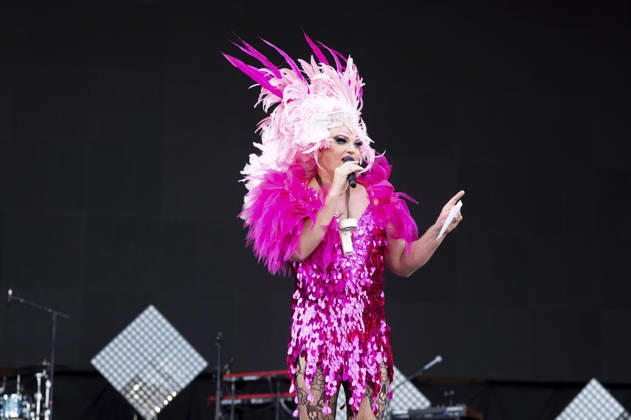 Olivia Jones beim Rainbow Festival am Fühlinger See. Köln, 27.06.2026