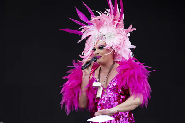 Olivia Jones beim Rainbow Festival am Fühlinger See. Köln, 27.06.2026