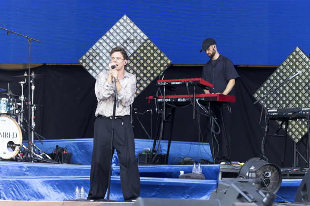 Kamrad live beim Rainbow Festival am Fühlinger See. Köln, 27.06.2026