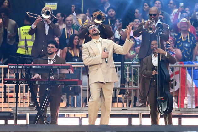Bad Bunny performing at Tottenham Hotspur Stadium LONDON, ENGLAND - JUNE 27: Bad Bunny performing at Tottenham Hotspur Stadium on June 27, 2026 in London, England. CAP MAR MAR Great Britain Copyright: xMartinxHarris CapitalxPicturesx