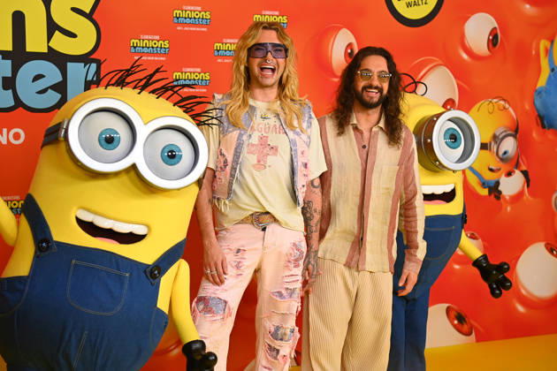 v.li:Bill und Tom KAULITZ, 43.Filmfest Muenchen Deutschlandpremiere MINIONS UND MONSTER am 28.06.2026 im Mathaeser Filmpalast.