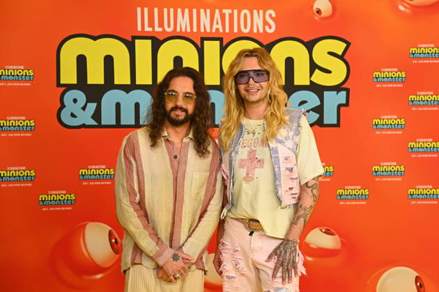 v.re.Bill und Tom KAULITZ, 43.Filmfest Muenchen Deutschlandpremiere MINIONS UND MONSTER am 28.06.2026 im Mathaeser Filmpalast.