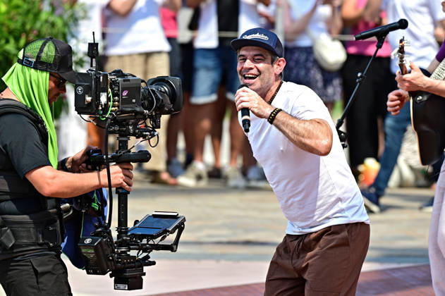 ZDF - Fernsehgarten. Sänger Sascha Pierro ( Marquess ) während der ZDF - Unterhaltungsshow Fernsehgarten am 28.06.2026 in Mainz. 20260628MWI131099