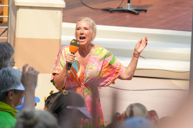 ZDF-Fernsehgarten 2026. Andrea (Kiwi) Kiewel im ZDF Fernsehgarten mit dem Motto Sommerparty am 28.06.2026 in Mainz. Mainz ZDF Fernsehgarten Rheinland-Pfalz