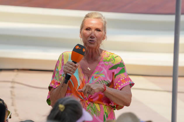 ZDF-Fernsehgarten 2026. Andrea (Kiwi) Kiewel im ZDF Fernsehgarten mit dem Motto Sommerparty am 28.06.2026 in Mainz. Mainz ZDF Fernsehgarten Rheinland-Pfalz